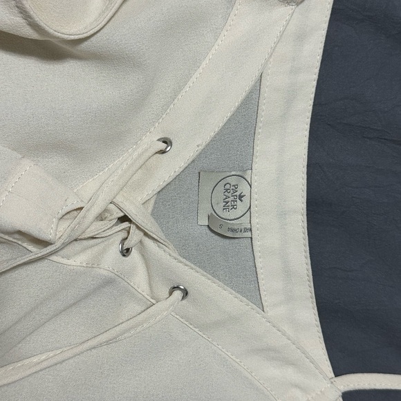 Paper Crane tie front top - Picture 2 of 3